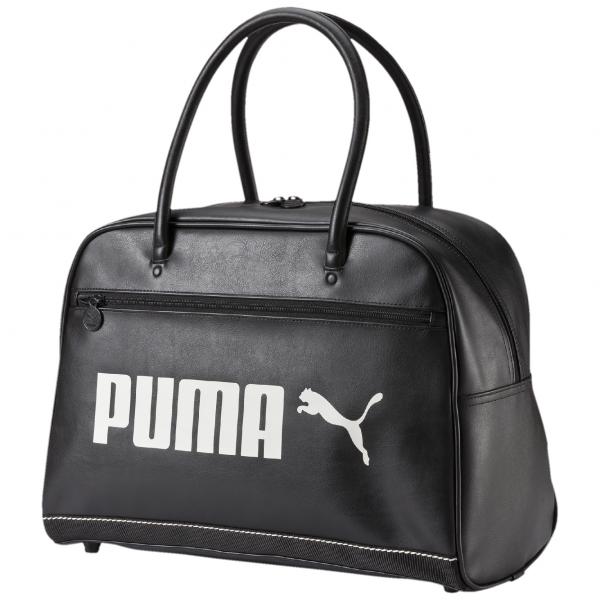 Retro taška přes rameno Puma Campus Grip Bag black/whisper white