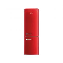 Retro lednice Kombinace chladničky s mrazničkou Gorenje Retro ORK192RD červená