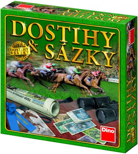 Retro hračka Dino Dostihy a sázky NOVÉ společenská hra