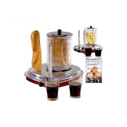 Retro malý spotřebič Hot dog Guzzanti FC 460 retro nerez/sklo