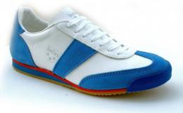 Retro boty Botas Classic, bílo/modrá, 37 - II. jakost