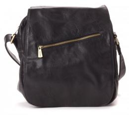 Retro taška přes rameno Bobby Black pánská crossbody taška černá uni