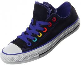 Retro boty Converse Chuck Taylor All Star Double Tongue Black/Purple 37,5