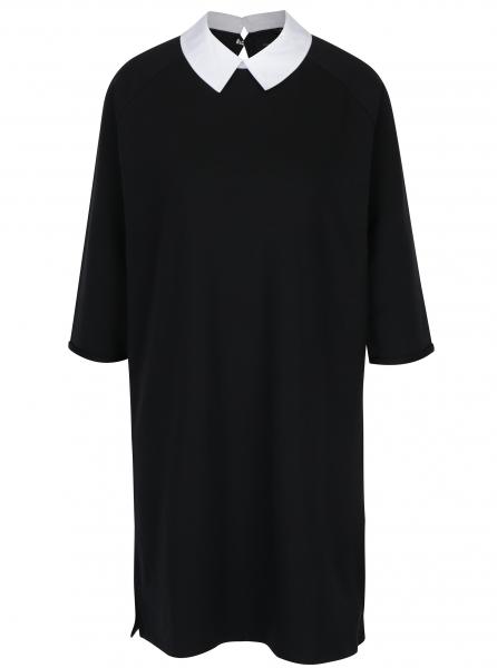 Retro šaty Černé šaty s límečkem ONLY Mandy